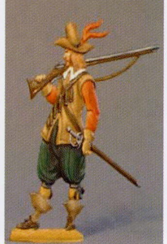 RW1-11 Musketeer at rest 30 Years War